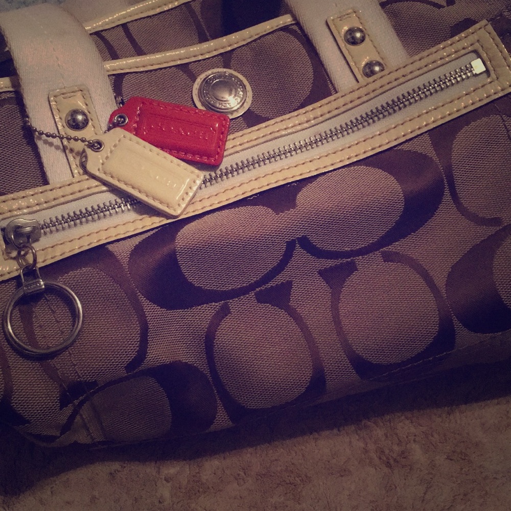 Brown coach purse. Authentic